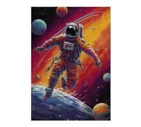 38x26cm/1000pcs Puzzle pour Adolescents Astronaut in Space -66 Puzzle pour Adultes - Jeux De Construction - Analyse Et Logique - Interaction Parent-Enfant 38x26cm/1000pcs