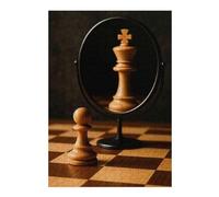 38x26cm/1000pcs Puzzle pour Adolescents Chess Pawn King Reflection Puzzles pour Adolescents : Jeux Amusants, Passe-Temps Stimulant À Compléter