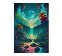 38x26cm/1000pcs Puzzle pour Adolescents Enchanted Moonlit Valley -1 Puzzle pour Adultes - Jeux De Construction - Analyse Et Logique - Interaction Parent-Enfant 38x26cm/1000pcs