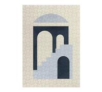 38x26cm/1000pcs Puzzle pour Adolescents Geometric Shapes M Puzzles pour Adolescents - Jouets Anti-Stress - Une Œuvre d'art - Activités Amusantes À La Maison 38x26cm/1000pcs