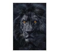 38x26cm/1000pcs Puzzle pour Adolescents Lion in Black Smoke Casse-tête pour Adultes, Jeu De Réflexion, Découpe De Précision, Jeu Stimulant, Cadeaux 38x26cm/1000pcs