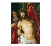 38x26cm/1000pcs Puzzle pour Adolescents Man of Sorrows by Rubens Puzzle pour Adultes : Jeux Relaxants, Découpe De Précision, Activités Amusantes À La Maison 38x26cm/1000pcs