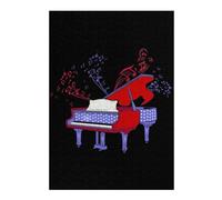 38x26cm/1000pcs Puzzle pour Adolescents Piano Player 4th of July Puzzle pour Adultes - Jeux De Construction - Analyse Et Logique - Interaction Parent-Enfant 38x26cm/1000pcs