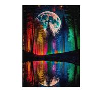38x26cm/1000pcs Puzzle pour Adolescents Rainbow Forest Reflections Puzzle pour Adultes - Jeux De Construction - Analyse Et Logique - Interaction Parent-Enfant 38x26cm/1000pcs