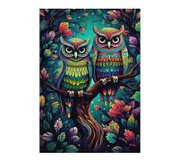 38x26cm/1000pcs Puzzle pour Adolescents What A Hoot Puzzle pour Adultes - Jeu De Réflexion, Analyse Et Logique - Difficile Et Stimulant 38x26cm/1000pcs
