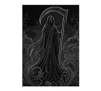 38x26cm/1000pcs Puzzle pour Adultes Grim Reaper Jeu Familial De Puzzle pour Adultes - Défi Difficile - Interaction Parent-Enfant 38x26cm/1000pcs