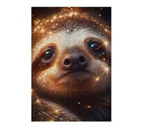 38x26cm/1000pcs Puzzle pour Adultes Magical Sloth Sparkles Puzzle - Jeux Relaxants - Améliorez Vos Souvenirs - Offrez-Le en Cadeau À Toute La Famille 38x26cm/1000pcs