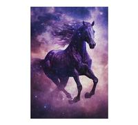 38x26cm/1000pcs Puzzles Galactic Horse Majesty -2 Puzzle pour Adultes Jeux Relaxants Découpe De Précision Cadeaux Uniques d'anniversaire Et De Noël 38x26cm/1000pcs