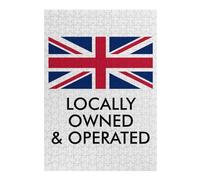 38x26cm/1000pcs Puzzles Local Operator UK Puzzle Adulte Jeu Manuel Course De Vitesse Cadeaux Uniques pour Anniversaire Et Noël 38x26cm/1000pcs
