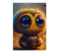 38x26cm/1000pcs Puzzles pour Adolescentes Adorable Bee Character Design Jeu De Puzzle Et Casse-tête pour Adultes - Cadeaux pour Femmes (Anniversaire, Noël) 38x26cm/1000pcs