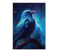 38x26cm/1000pcs Puzzles pour Adolescentes Blue Bird in Space Jeu De Puzzle Et Casse-tête pour Adultes - Cadeaux pour Femmes (Anniversaire, Noël) 38x26cm/1000pcs