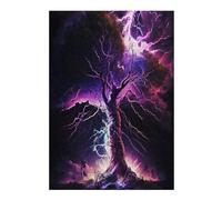 38x26cm/1000pcs Puzzles pour Adolescents Abstract Lightning Strike Puzzle Anti-Stress - Décoration Idéale pour Un Anniversaire Ou Noël 38x26cm/1000pcs
