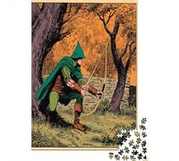 38x26cm/1000pcs Puzzles pour Adolescents Adultes Motif Plat Robin des Bois