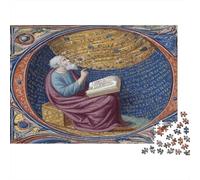 38x26cm/1000pcs Puzzles pour Adolescents Adultes Style médiéval Le Philosophe Solitaire