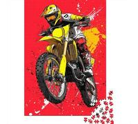 38x26cm/1000pcs Puzzles pour Adolescents Adultes Véhicule Tout-Terrain Éclaboussure de Peinture