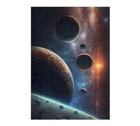 38x26cm/1000pcs Puzzles pour Adolescents All The Planets Puzzle Anti-Stress - Décoration Idéale pour Un Anniversaire Ou Noël 38x26cm/1000pcs