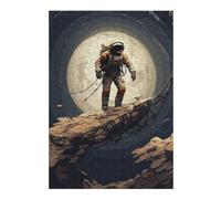 38x26cm/1000pcs Puzzles pour Adolescents Astronaut Journey Puzzles pour Adultes - Jeu De Réflexion - Décoration Intérieure - Difficile Et Stimulant 38x26cm/1000pcs