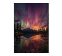 38x26cm/1000pcs Puzzles pour Adolescents Aurora Borealis Reflections-3 Puzzles pour Adultes : Jeux Relaxants, Défis Difficiles, Cadeaux Et Anniversaires Uniques 38x26cm/1000pcs