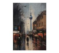 38x26cm/1000pcs Puzzles pour Adolescents Berlin Germany Charm Puzzles pour Adultes - Jeu De Réflexion - Décoration Intérieure - Difficile Et Stimulant 38x26cm/1000pcs