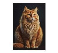 38x26cm/1000pcs Puzzles pour Adolescents Cat Posing for Camera Puzzle pour Adultes - Jeu De Réflexion - Anti-Stress - Stimule Le Cerveau