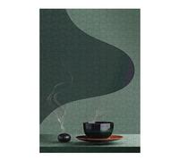 38x26cm/1000pcs Puzzles pour Adolescents Coffee Cup Puzzle pour Adultes - Jeu De Réflexion - Anti-Stress - Stimule Le Cerveau