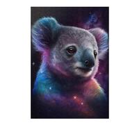 38x26cm/1000pcs Puzzles pour Adolescents Cosmic Koala Art Print-13 Jeu De Puzzle Et De Réflexion, Cadeaux pour Femmes, À Offrir À Toute La Famille 38x26cm/1000pcs