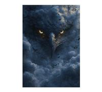 38x26cm/1000pcs Puzzles pour Adolescents Eagle in Clouds Fantasy Artwork Puzzles pour Adultes, Jouets À Monter Soi-même, Décoration Parfaite, Cadeaux d'anniversaire Uniques 38x26cm/1000pcs