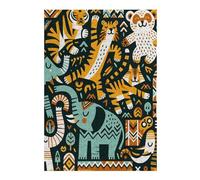 38x26cm/1000pcs Puzzles pour Adolescents Forest Fiesta Paradise Puzzles pour Adultes - Jeu Manuel - Assemblage De Motifs - Cadeaux d'anniversaire Uniques 38x26cm/1000pcs