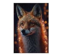 38x26cm/1000pcs Puzzles pour Adolescents Fox Lighting Puzzle Mural, Jouet, Décoration, Défi Difficile, Cadeau Anti-Stress 38x26cm/1000pcs