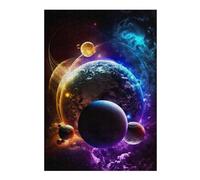 38x26cm/1000pcs Puzzles pour Adolescents Galactic Glow Adventure Puzzles Jeux Amusants Découpe De Précision Cadeaux Uniques pour Anniversaire Et Noël 38x26cm/1000pcs