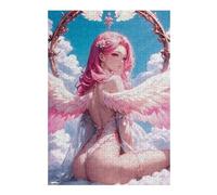 38x26cm/1000pcs Puzzles pour Adolescents Godly Angel Anime Girl Jeu De Puzzle Et De Réflexion, Cadeaux pour Femmes, À Offrir À Toute La Famille 38x26cm/1000pcs