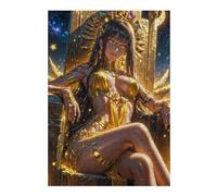 38x26cm/1000pcs Puzzles pour Adolescents Golden Goddess Throne Jeu De Puzzle Et De Réflexion, Cadeaux pour Femmes, À Offrir À Toute La Famille 38x26cm/1000pcs