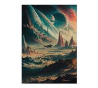 38x26cm/1000pcs Puzzles pour Adolescents Interstellar Horizons Puzzles pour Adultes : Analyse Et Logique du Jeu Pratique pour Anniversaire, Noël 38x26cm/1000pcs