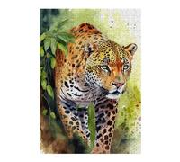 38x26cm/1000pcs Puzzles pour Adolescents Leopard in The Jungle Puzzles pour Adultes : Analyse Et Logique du Jeu Pratique pour Anniversaire, Noël 38x26cm/1000pcs