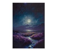 38x26cm/1000pcs Puzzles pour Adolescents Mystic Purple Mountain Puzzle pour Adultes - Jeu Manuel - Décoration Parfaite - Difficile Et Stimulant 38x26cm/1000pcs