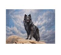 38x26cm/1000pcs Puzzles pour Adolescents Old German Shepherd Dog Puzzles pour Adultes : Jeux Relaxants, Défis Difficiles, Cadeaux Et Anniversaires Uniques 38x26cm/1000pcs