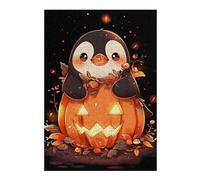 38x26cm/1000pcs Puzzles pour Adolescents Penguin Pumpkin Puzzles pour Adultes : Analyse Et Logique du Jeu Pratique pour Anniversaire, Noël 38x26cm/1000pcs