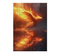 38x26cm/1000pcs Puzzles pour Adolescents Phoenix Bird Flying Puzzle Anti-Stress - Décoration Idéale pour Un Anniversaire Ou Noël 38x26cm/1000pcs