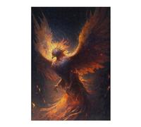 38x26cm/1000pcs Puzzles pour Adolescents Phoenix Rising Mythical Firebird Artwork Puzzle Mural, Jouet, Décoration, Défi Difficile, Cadeau Anti-Stress 38x26cm/1000pcs