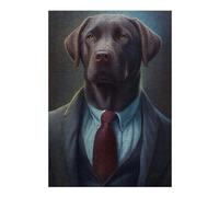 38x26cm/1000pcs Puzzles pour Adolescents Portraits of Dogs in Suits Puzzle Anti-Stress - Décoration Idéale pour Un Anniversaire Ou Noël 38x26cm/1000pcs