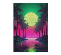 38x26cm/1000pcs Puzzles pour Adolescents Retro Synthwave Chronicles Puzzles pour Adultes : Analyse Et Logique du Jeu Pratique pour Anniversaire, Noël 38x26cm/1000pcs