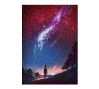 38x26cm/1000pcs Puzzles pour Adolescents Starry Galaxy Night Girl Puzzle Anti-Stress - Décoration Idéale pour Un Anniversaire Ou Noël 38x26cm/1000pcs