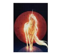 38x26cm/1000pcs Puzzles pour Adolescents The Last Unicorn Puzzles Jeux Amusants Découpe De Précision Cadeaux Uniques pour Anniversaire Et Noël 38x26cm/1000pcs