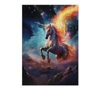 38x26cm/1000pcs Puzzles pour Adolescents Unicorn in Cosmic Nebula Puzzle Mural, Jouet, Décoration, Défi Difficile, Cadeau Anti-Stress 38x26cm/1000pcs