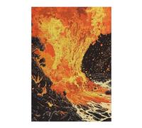 38x26cm/1000pcs Puzzles pour Adolescents Volcanic Eruption Puzzle Anti-Stress - Décoration Idéale pour Un Anniversaire Ou Noël 38x26cm/1000pcs