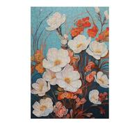 38x26cm/1000pcs Puzzles pour Adultes Autumnal Floral Symphony Puzzle - Jeu Manuel - Décoration Murale - Cadeaux Uniques pour Anniversaire Et Noël 38x26cm/1000pcs