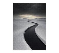 38x26cm/1000pcs Puzzles pour Adultes - Cadeaux Winding River in Snow Puzzle pour Adultes - Jeu Manuel - Décoration Murale - Cadeaux pour Amis Et Famille 38x26cm/1000pcs