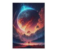 38x26cm/1000pcs Puzzles pour Adultes Galactic Wanderlust Puzzles pour Adolescents Jeu Familial Course De Vitesse Manuelle Cadeaux Uniques pour Anniversaire Et Noël 38x26cm/1000pcs