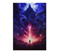 38x26cm/1000pcs Puzzles pour Adultes Gate to The Cosmic Realm Puzzles pour Adolescents Jeu Manuel Améliore La Mémoire Cadeaux Uniques pour Anniversaire Et Noël 38x26cm/1000pcs
