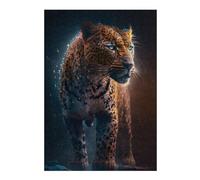 38x26cm/1000pcs Puzzles pour Adultes Leopard in The Rain Casse-têtes pour Adultes, Jeu De Réflexion, Découpe De Précision, Difficile Et Stimulant 38x26cm/1000pcs